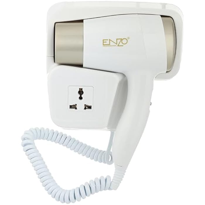 ENZO Hotel and guesthouse family hotel toilet shower room Salon Mini Hair Dryer Hairdryer for Travel Wall-mounted Hair Dry - Image 1